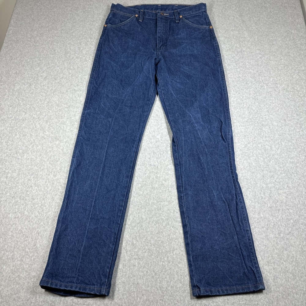 Wrangler 13MWZ Cowboy Cut Original Fit Jeans Men's 32x32 Blue Straight Leg